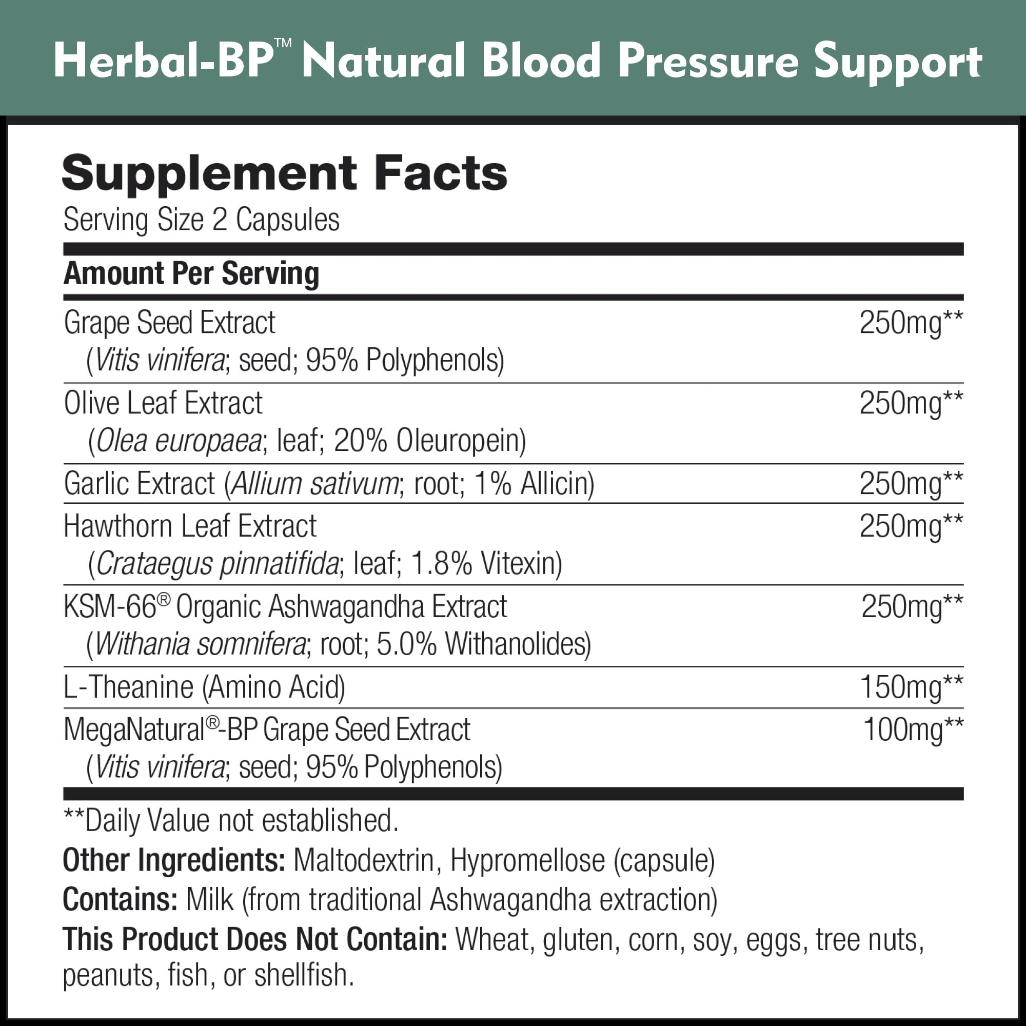Herbal-BP Blood Pressure Support