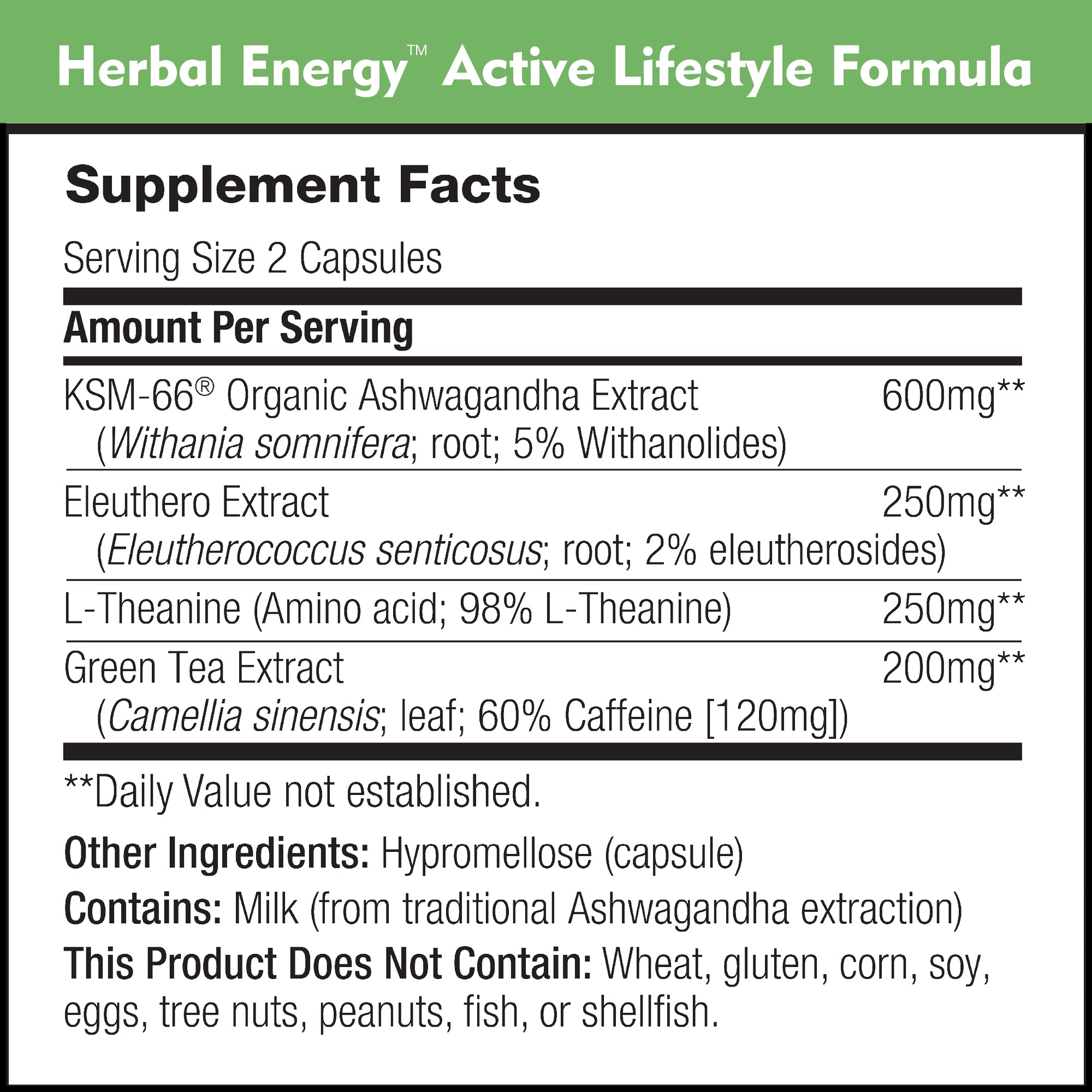 Herbal Energy Focus Formula